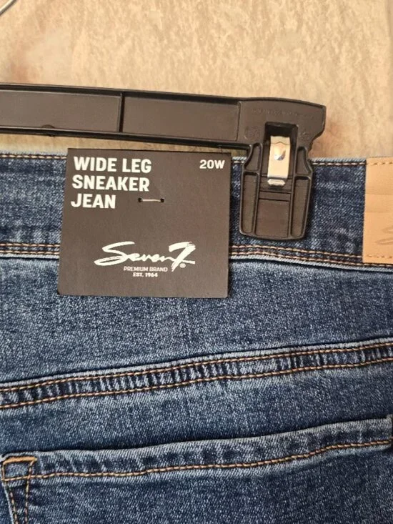Seven7 High Rise Wide Leg Jeans 20W NWT - Picture 8 of 10